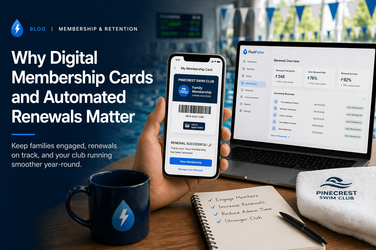 PoolPulse digital membership cards and automated renewals featured image