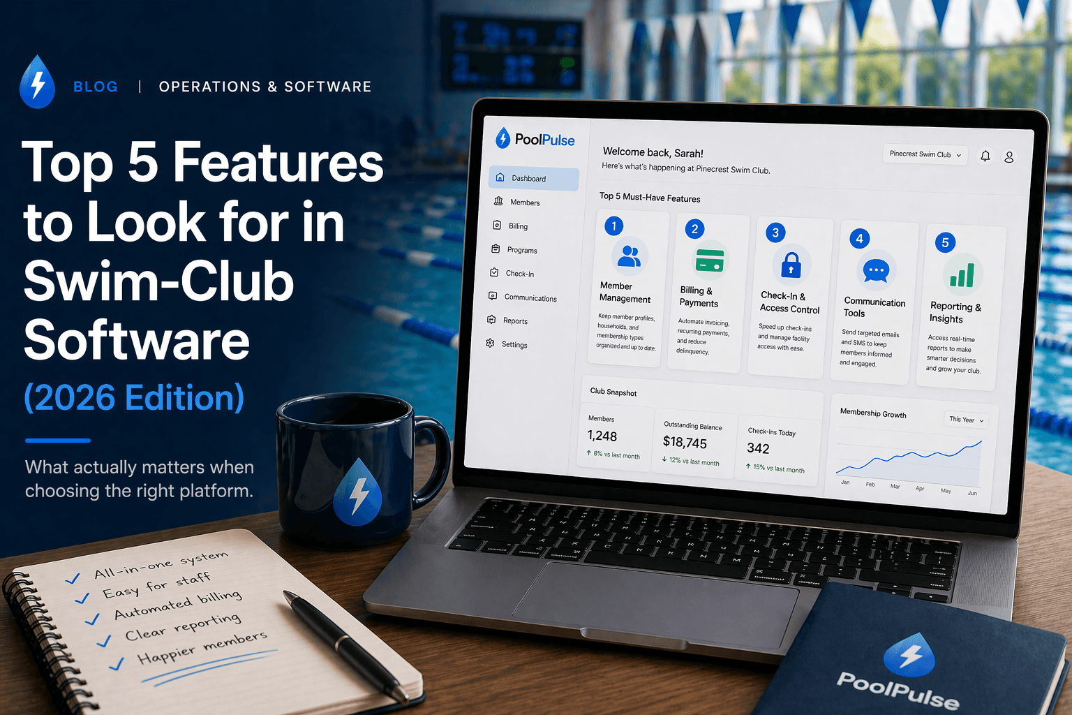 PoolPulse swim-club software features 2026 featured image