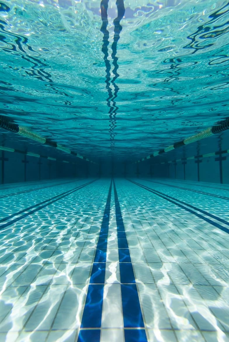 Swim club pool lanes representing a clean transition to a new management system