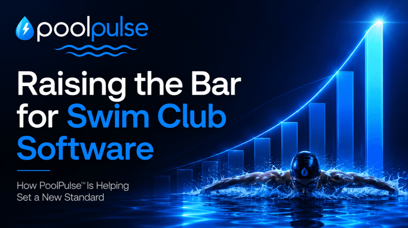 PoolPulse featured image for raising the bar in swim club software